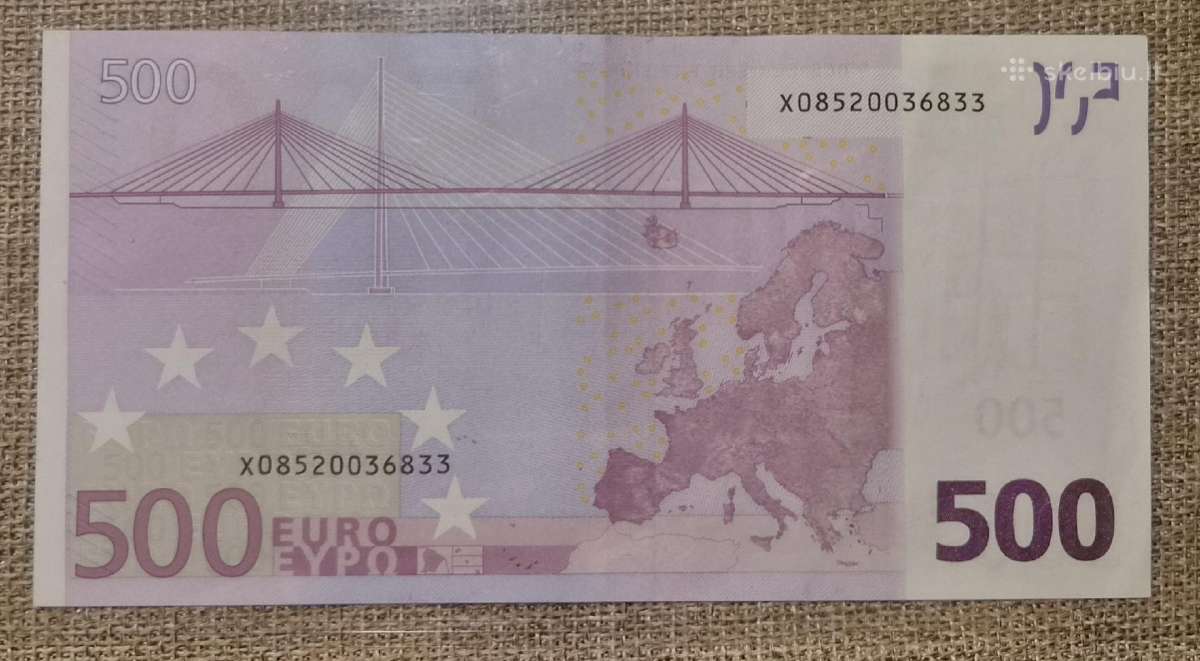 500€ banknotas - nuotraukos Nr. 2