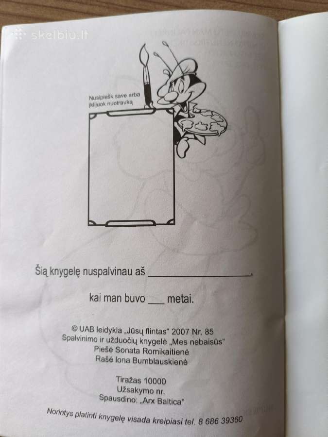 Spalvinimo ir užduočių knygelė "Mes nebaisūs" - nuotraukos Nr. 7