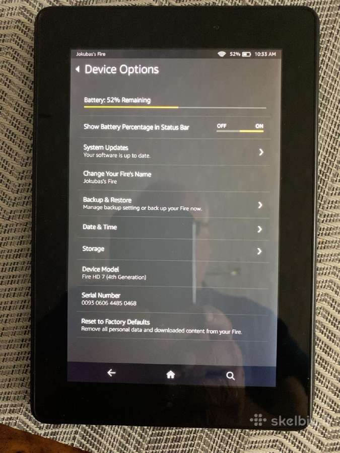 Amazon Fire HD 7 (4th Generation) - nuotraukos Nr. 5