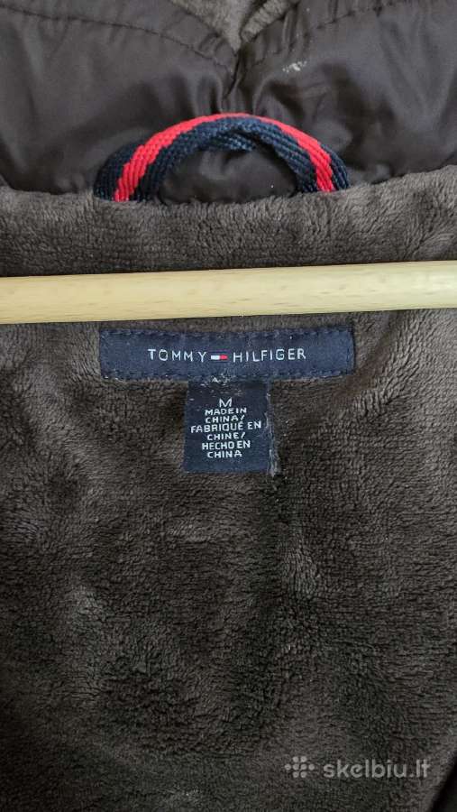 Tommy Hilfiger pukinis ilgas paltas M - nuotraukos Nr. 3