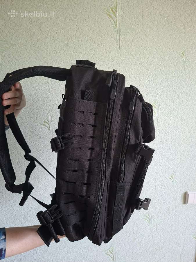 Unisex juoda Mil Tec kuprinė - nuotraukos Nr. 3