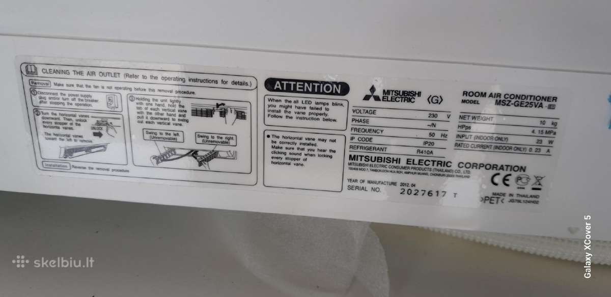 "Mitsubishi Electric "Oro kondicionierius - nuotraukos Nr. 3