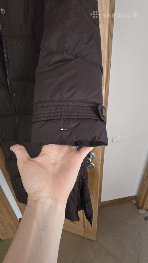 Tommy Hilfiger pukinis ilgas paltas M - nuotraukos Nr. 7