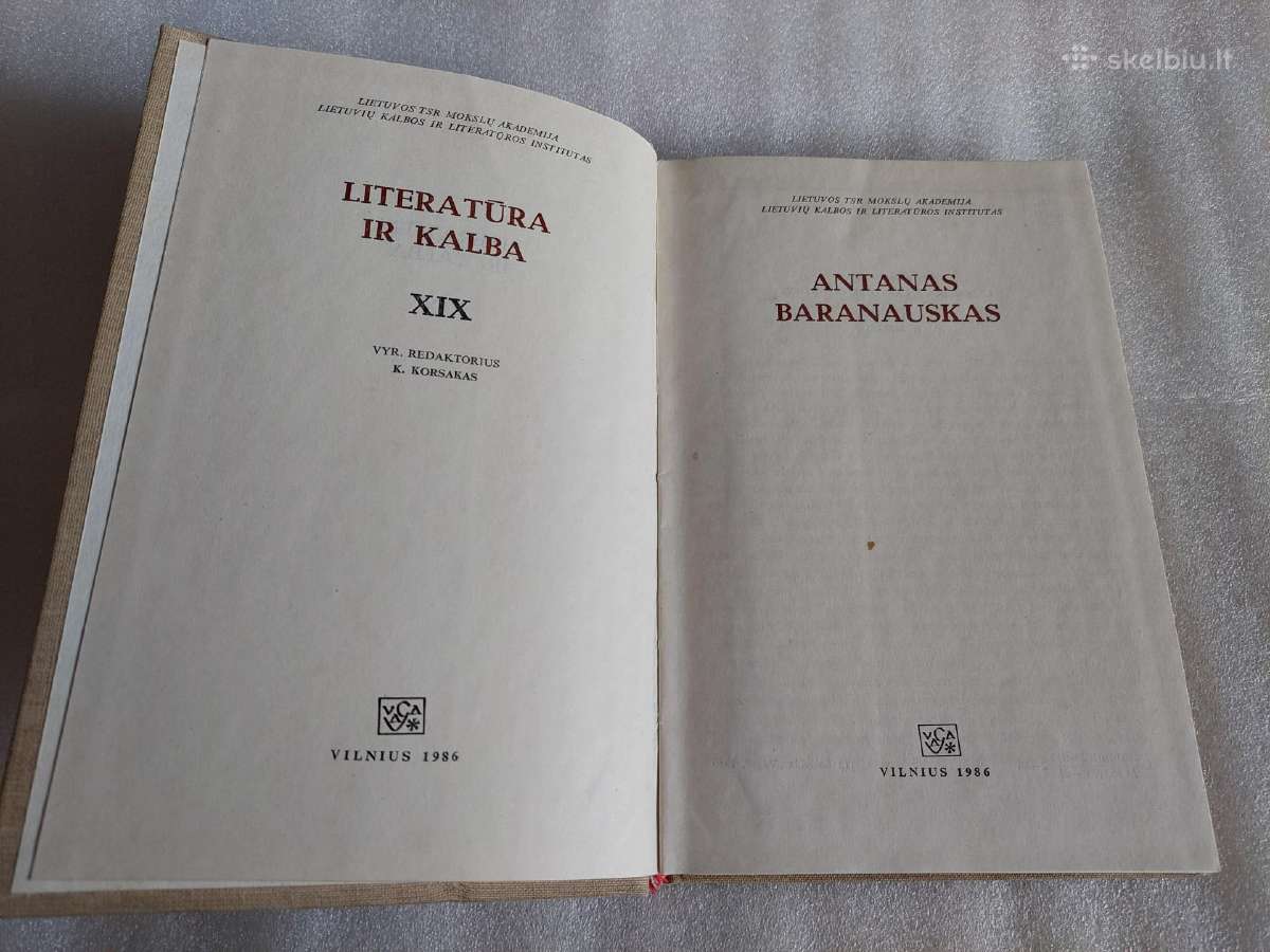 Literatūra ir kalba XIX. Antanas Baranauskas - nuotraukos Nr. 2