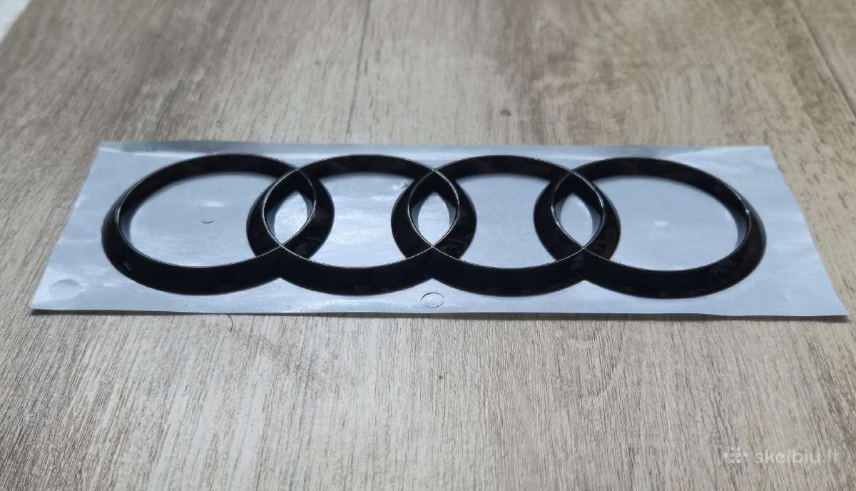 Originali Audi Emblema 195x70x5 - nuotraukos Nr. 2