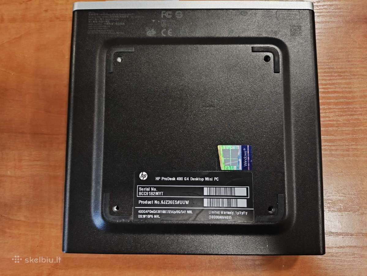 Hp Mini Pc i5-8500t - 5vnt, i3-8100t - 7vnt. - nuotraukos Nr. 3