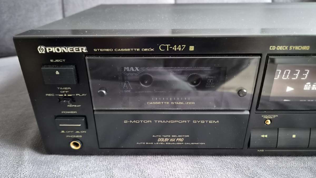 Kasetinis Pioneer Ct447 - nuotraukos Nr. 3