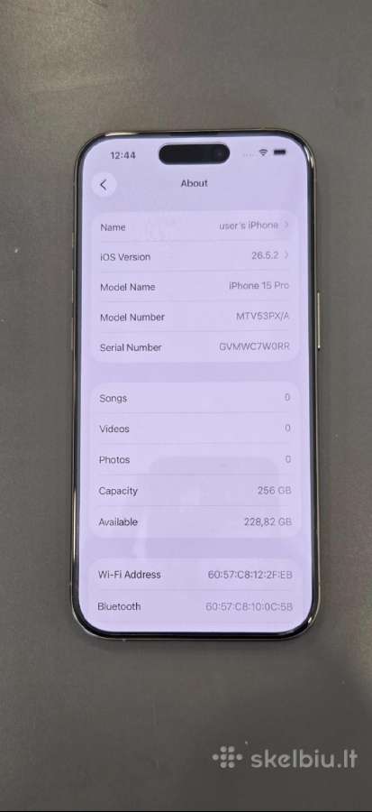 iPhone 15 Pro - nuotraukos Nr. 3