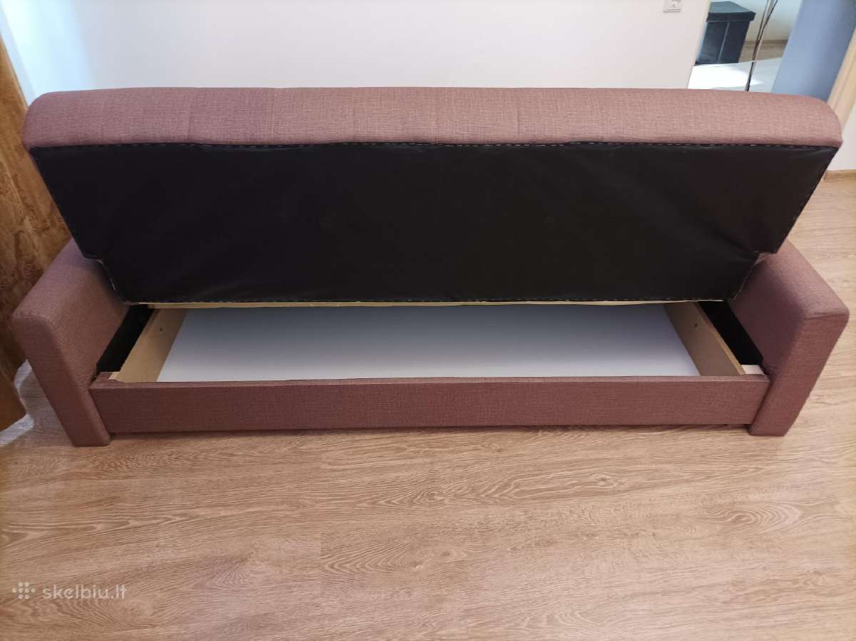 Parduodama išskleidžiama sofa-lova - nuotraukos Nr. 3