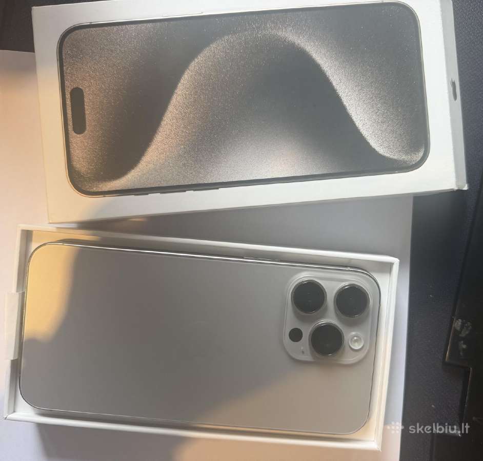 iPhone 15 pro max 512 GB idealios būklės - nuotraukos Nr. 3