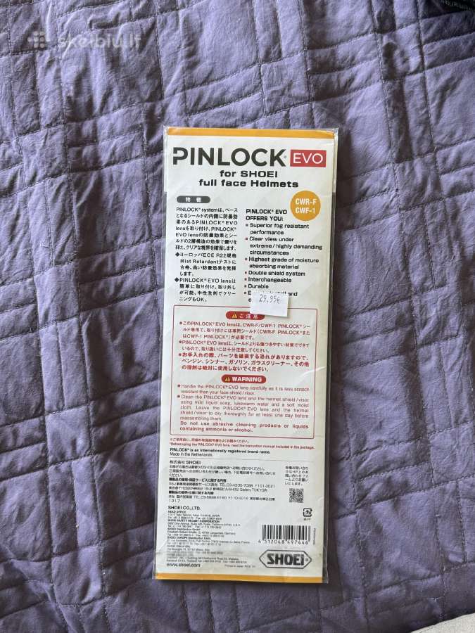 Shoei pinlock - nuotraukos Nr. 2