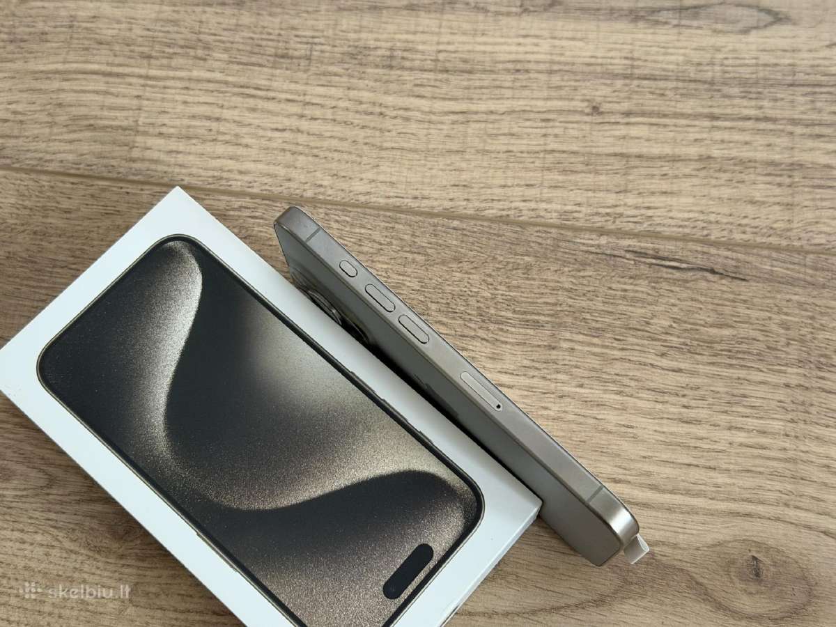 Apple iPhone 15 pro 128gb grazus! - nuotraukos Nr. 4