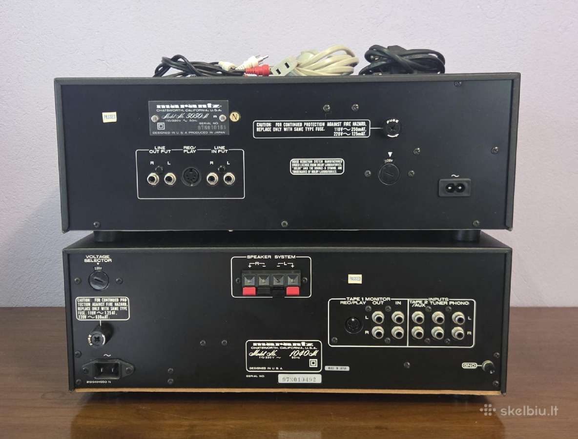 Marantz retro setukas - nuotraukos Nr. 5