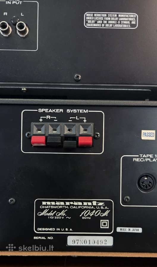 Marantz retro setukas - nuotraukos Nr. 8