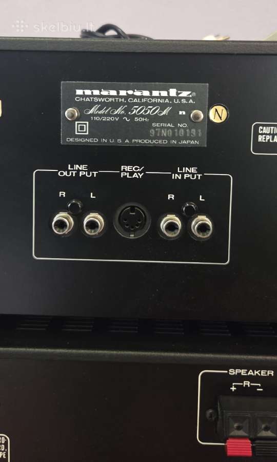 Marantz retro setukas - nuotraukos Nr. 9