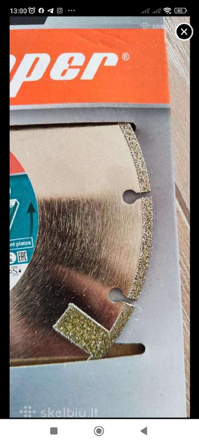 Deimantinis peilis Norton Clipper Pro Marmo 150 mm - nuotraukos Nr. 4