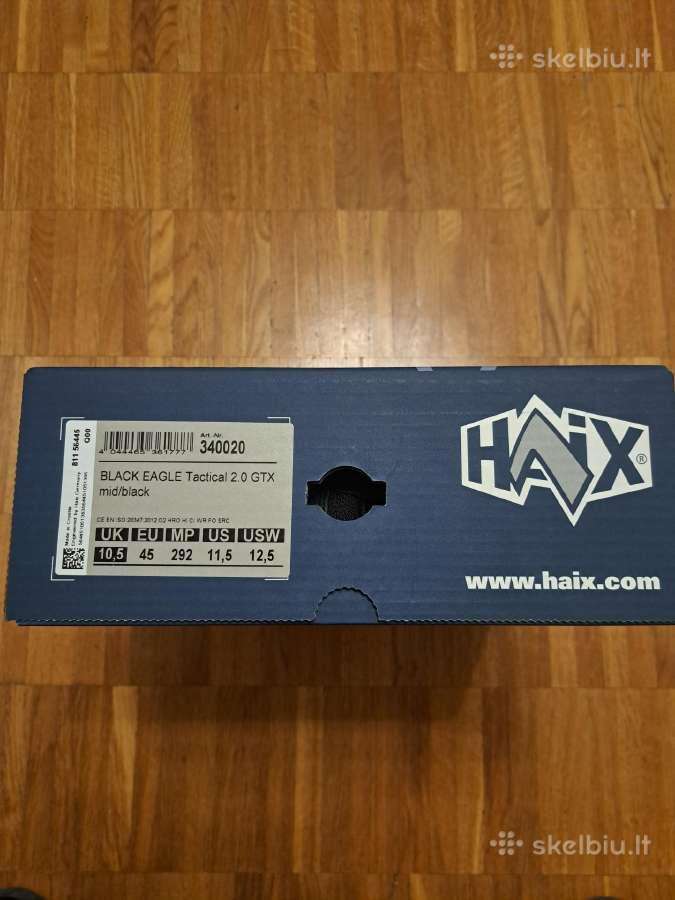 Batai Haix Black Eagle Tactical 2.0 Gtx mid/black - nuotraukos Nr. 3