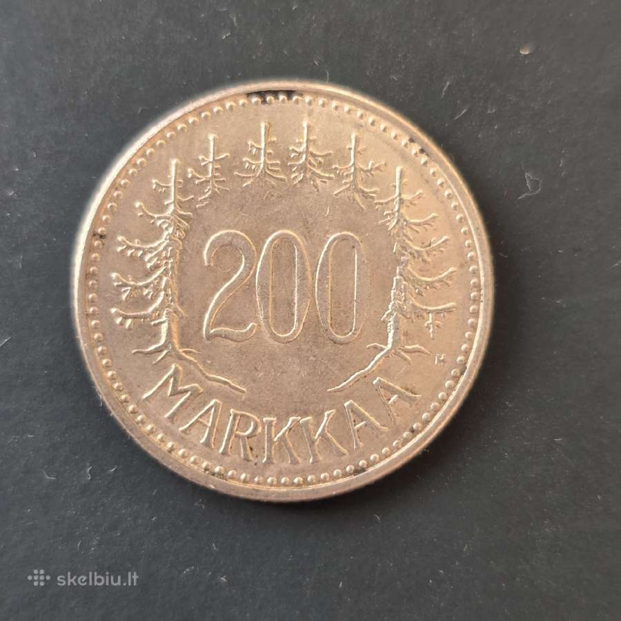 Suomija 1956 200 markkaa Ag500 8,3g - nuotraukos Nr. 2