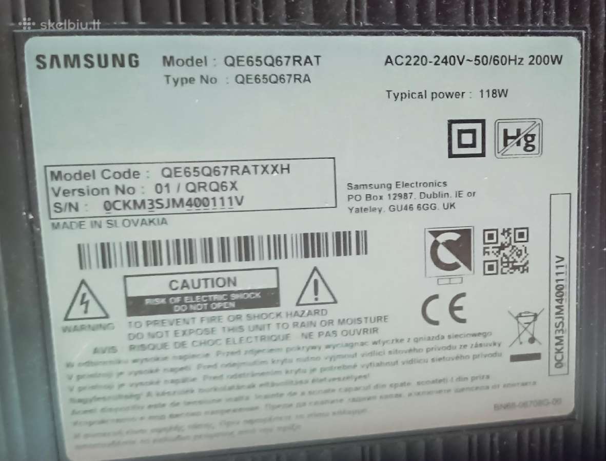65 colių Samsung Qled 4k TV - nuotraukos Nr. 2