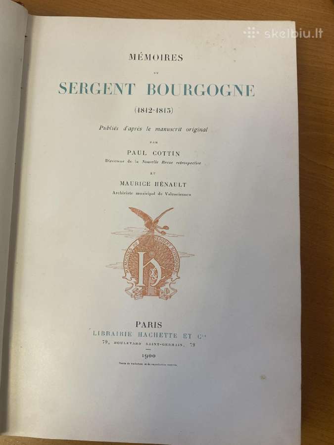 Napaleono Armijos serzanto Burgonės atsiminimai - nuotraukos Nr. 4