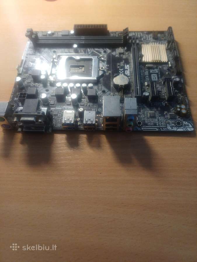 Asus H110m-k pagrindinė plokštė, Lga1151, Ddr4 - nuotraukos Nr. 3