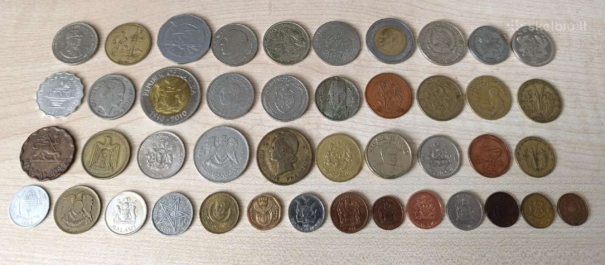 Pardudu Afrikos saliu monetos. - nuotraukos Nr. 10