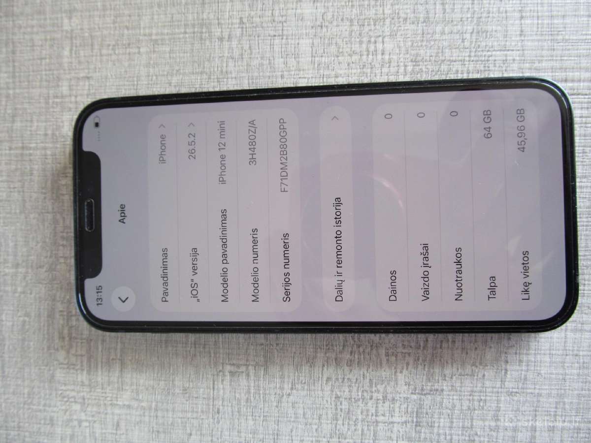 iPhone 12 mini - nuotraukos Nr. 6