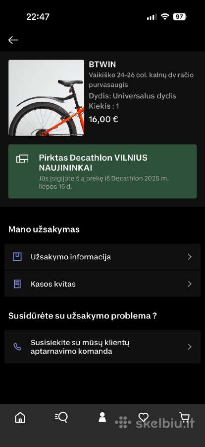 Vaikiškas dviratis Rockrider 24 - nuotraukos Nr. 13