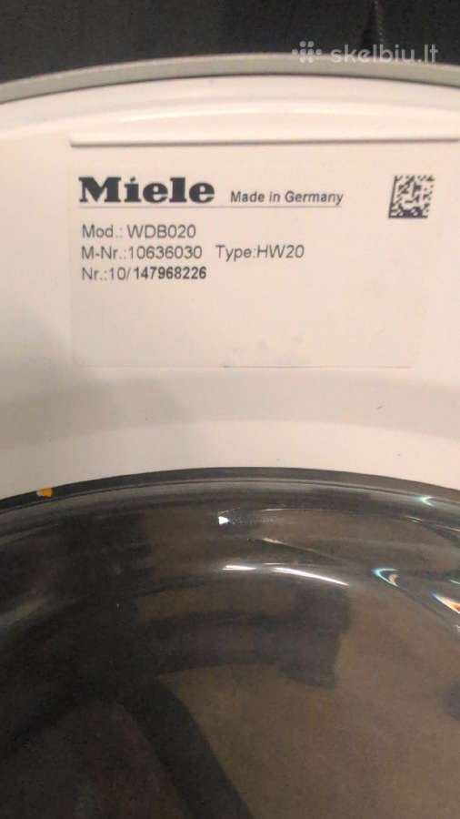 Skalbimo mašina " Miele " - nuotraukos Nr. 6