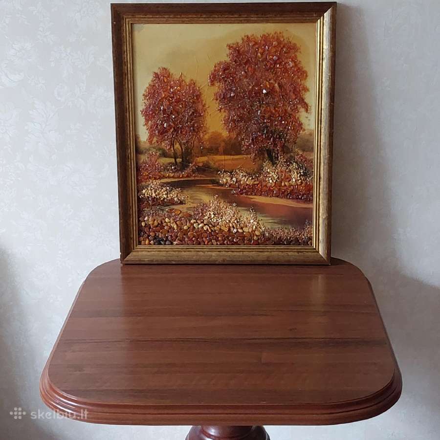 Didelis gintarinis paveikslas ( 57 cm. x 47 cm. ) - nuotraukos Nr. 4