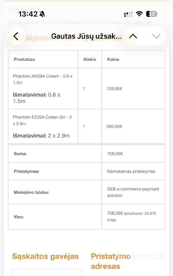 Modernus Phantom kilimas - nuotraukos Nr. 6