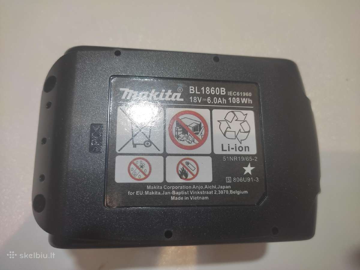 Galingas veržliasukis Makita akumuletoriams - nuotraukos Nr. 7
