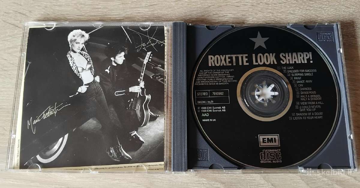 CD diskai Alice Cooper Nirvana Gnr Roxette - nuotraukos Nr. 3