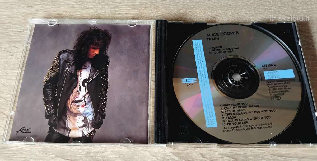 CD diskai Alice Cooper Nirvana Gnr Roxette - nuotraukos Nr. 4