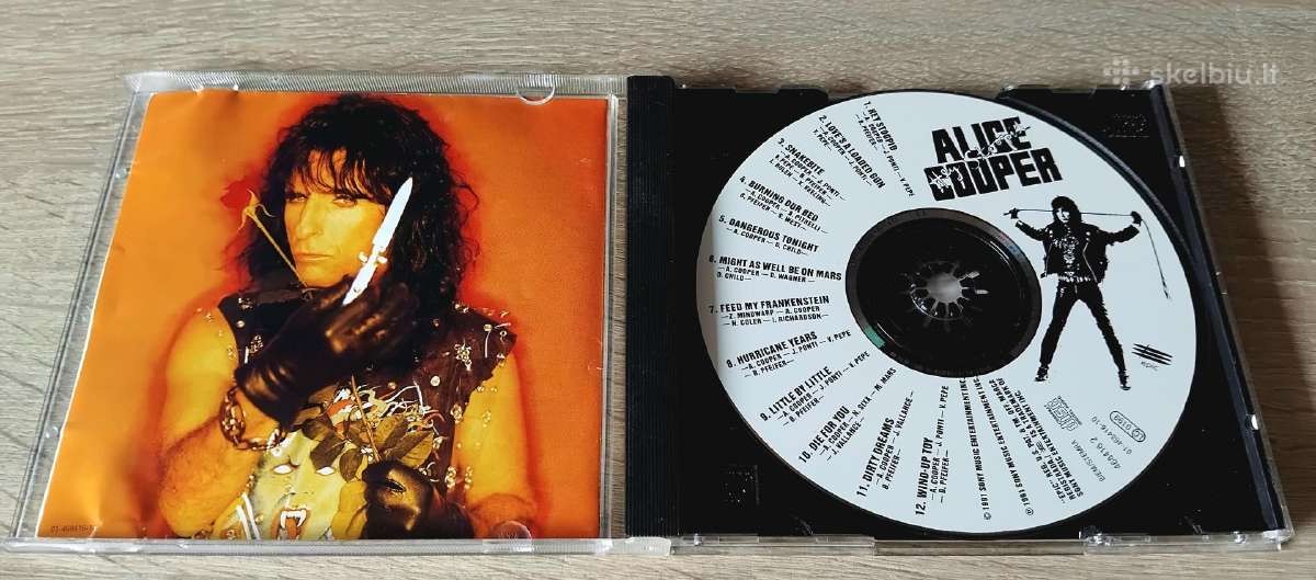CD diskai Alice Cooper Nirvana Gnr Roxette - nuotraukos Nr. 5