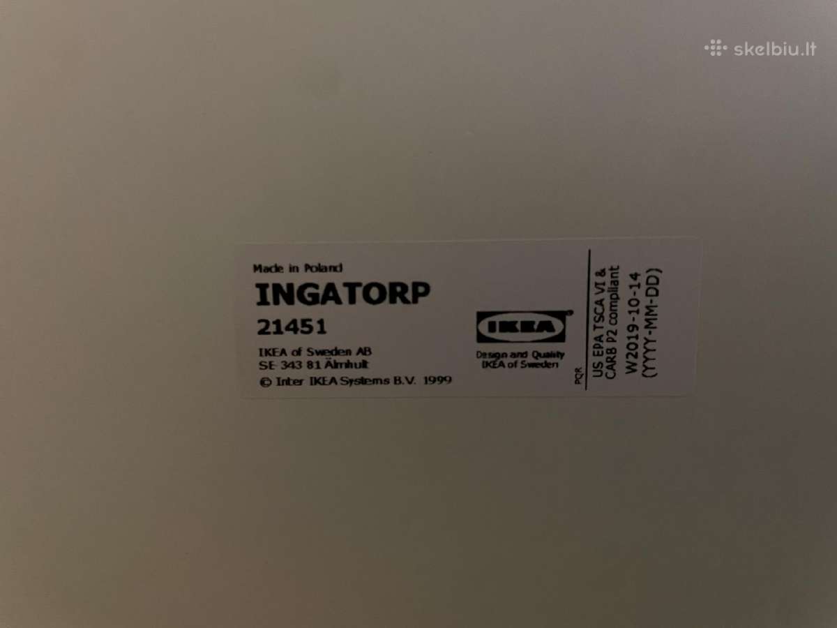 Ikea stalas Ingatorp. 110x150cm - nuotraukos Nr. 3