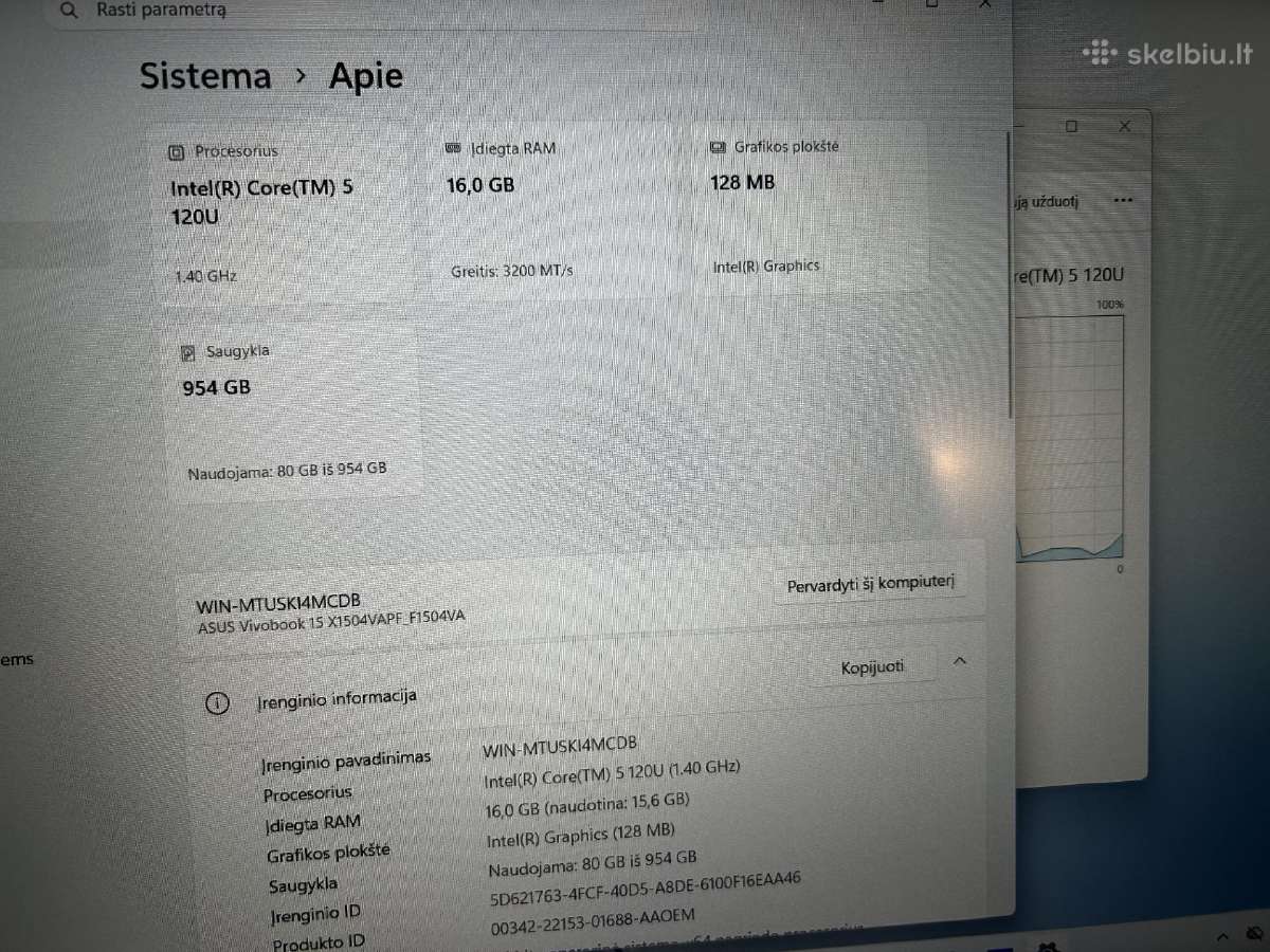 Asus Vivobook 15 su garantija - nuotraukos Nr. 5