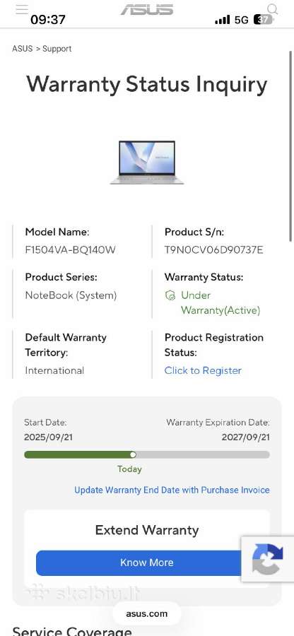 Asus Vivobook 15 su garantija - nuotraukos Nr. 6