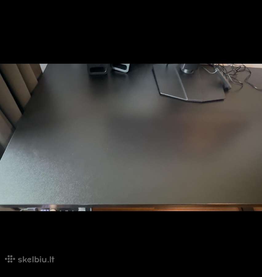 Reguliuojamo aukščio stalas Homeone - juodas - nuotraukos Nr. 10