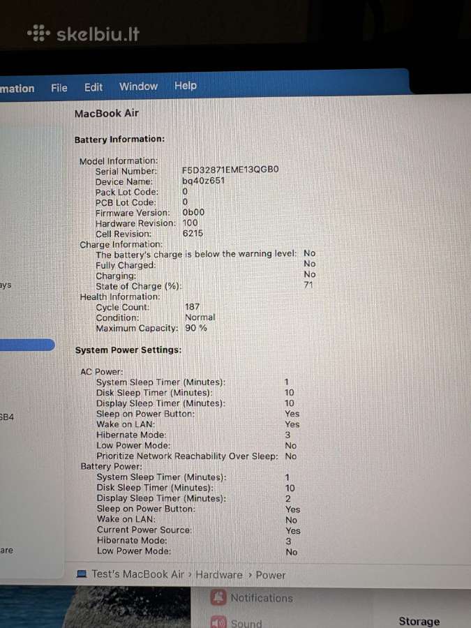 Apple MacBook Air M2 - nuotraukos Nr. 5