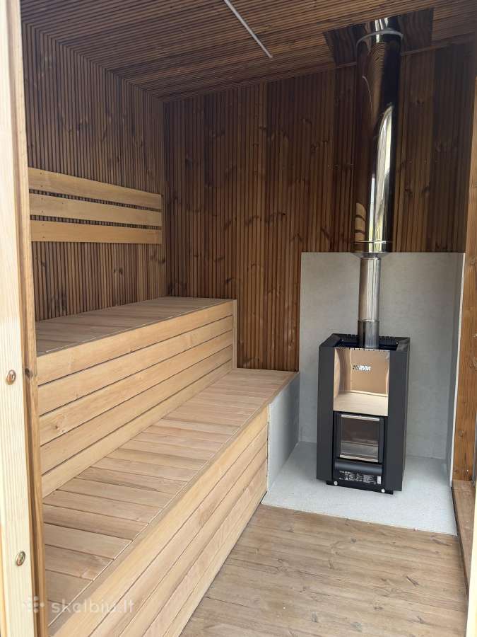 Karkasine sauna, pirtis, medine sauna, moduliniai - nuotraukos Nr. 6