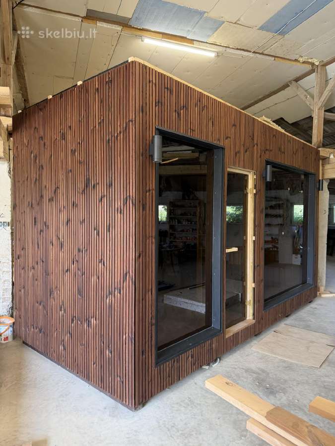 Karkasine sauna, pirtis, medine sauna, medine pirt - nuotraukos Nr. 10