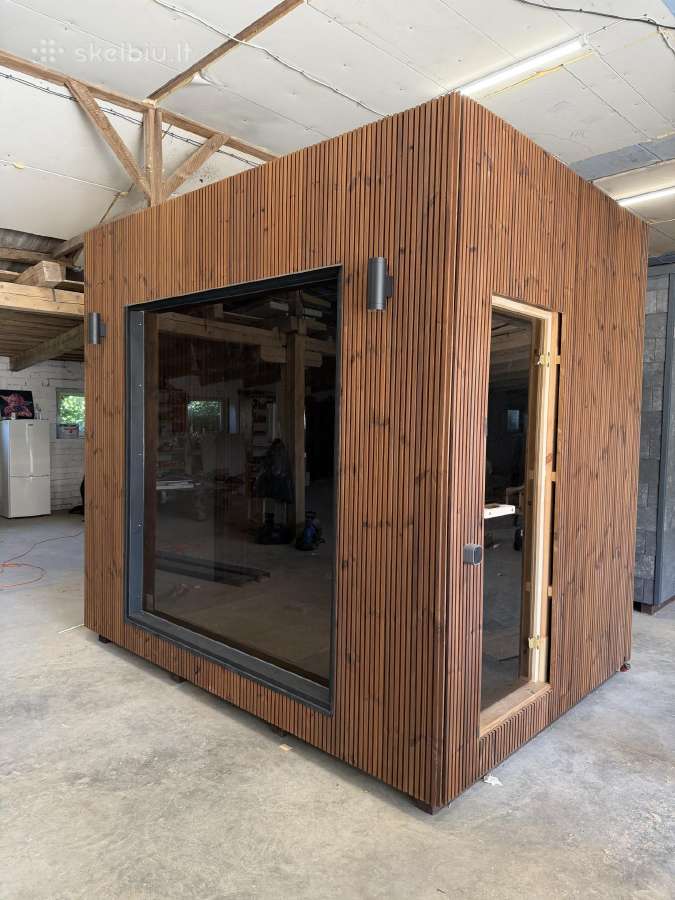Karkasine sauna, pirtis, medine sauna, moduliniai - nuotraukos Nr. 11