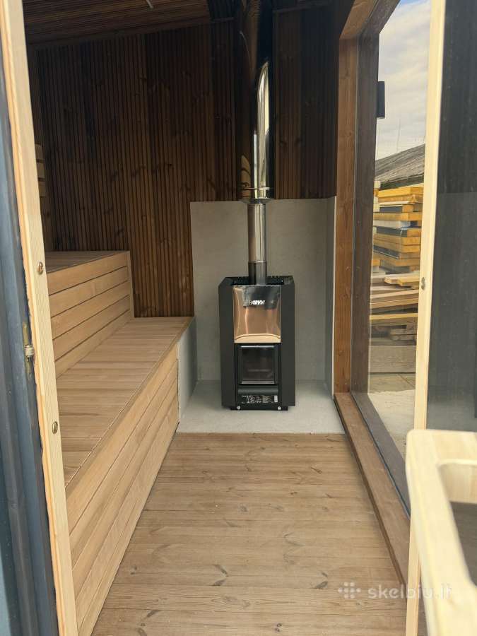 Karkasine sauna, pirtis, medine sauna, medine pirt - nuotraukos Nr. 12