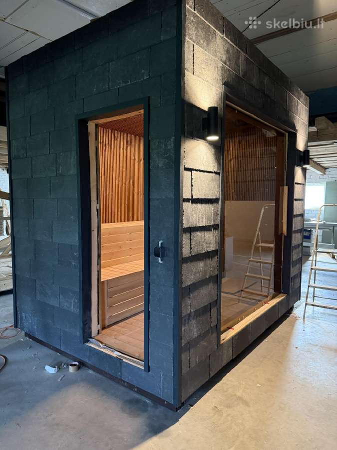 Karkasine sauna, pirtis, medine sauna, moduliniai - nuotraukos Nr. 3