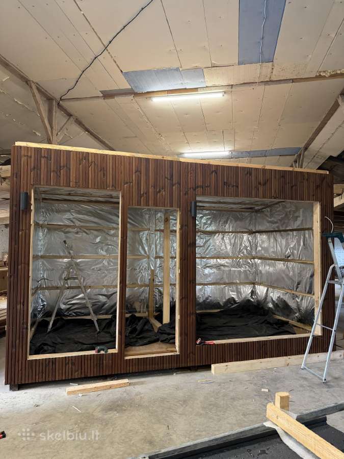 Karkasine sauna, pirtis, medine sauna, medine pirt - nuotraukos Nr. 14