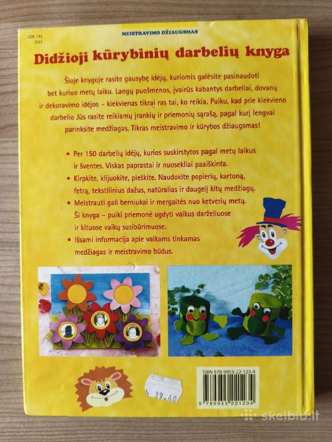 Didžioji kūrybinių darbelių knyga - nuotraukos Nr. 2