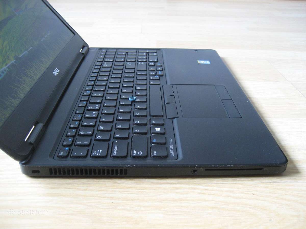 Plonas Dell E5550 Fhd Ips/ i5/ 128gb/ 8gb/ 2 val. - nuotraukos Nr. 9