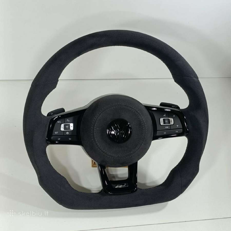 Naujas VW Golf Mk7/7.5 Alcantara vairas - nuotraukos Nr. 3