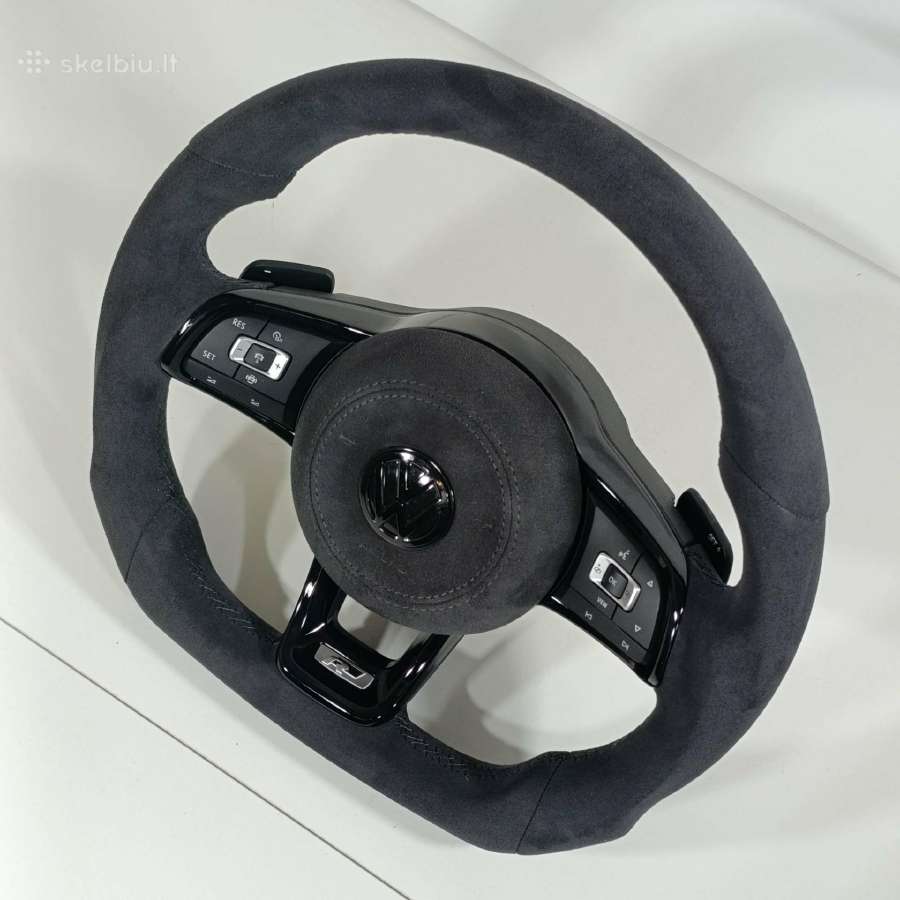 Naujas VW Golf Mk7/7.5 Alcantara vairas - nuotraukos Nr. 4